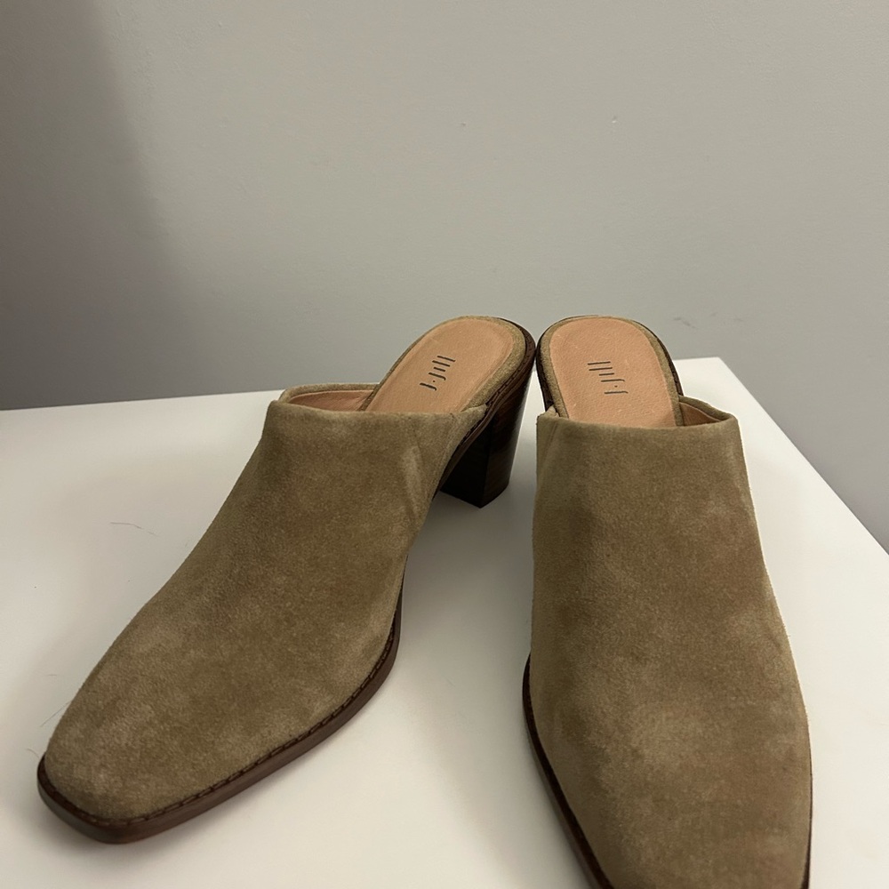 J. Jill Tan Suede Mules